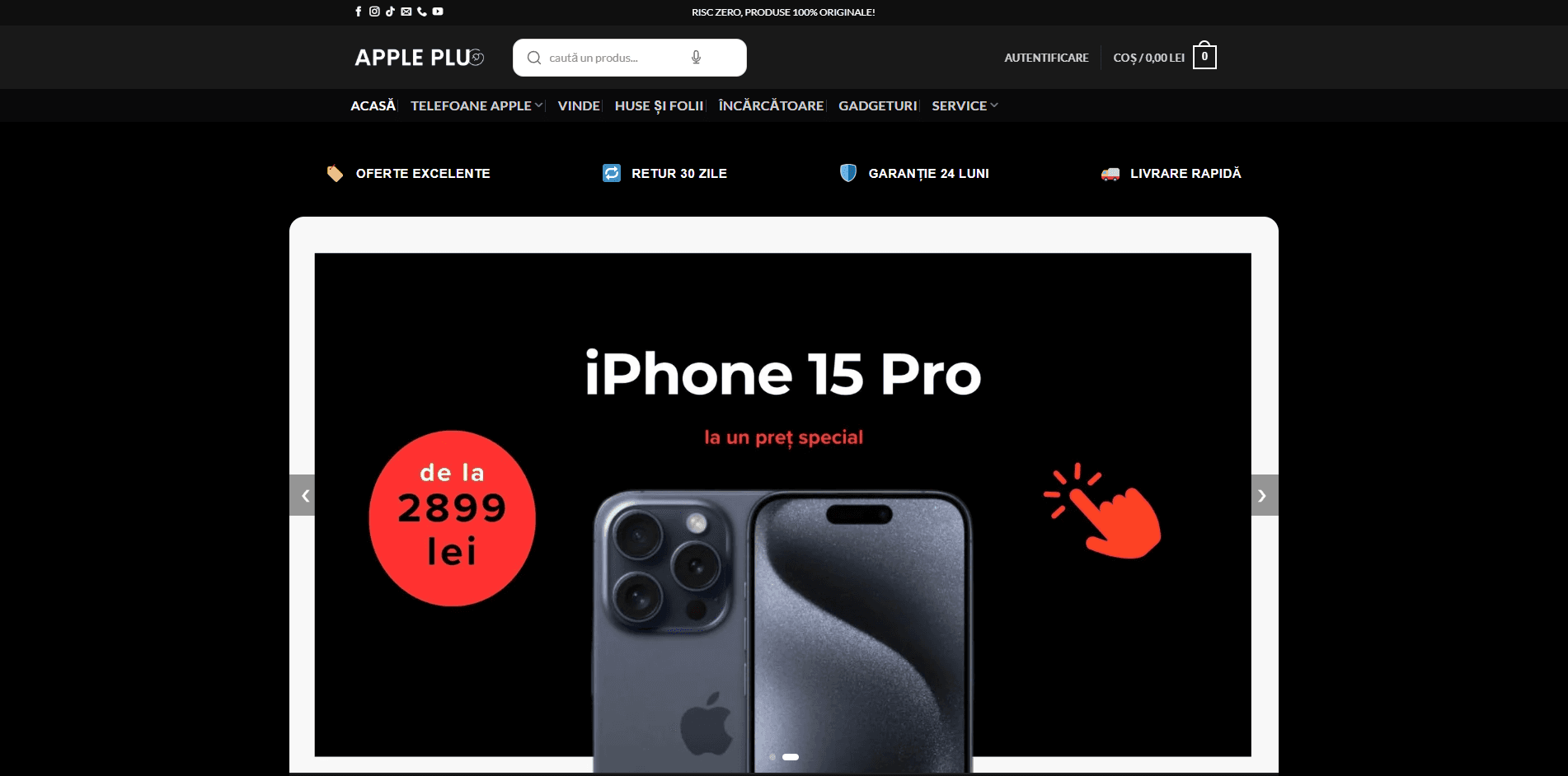 ApplePlug Webshop website