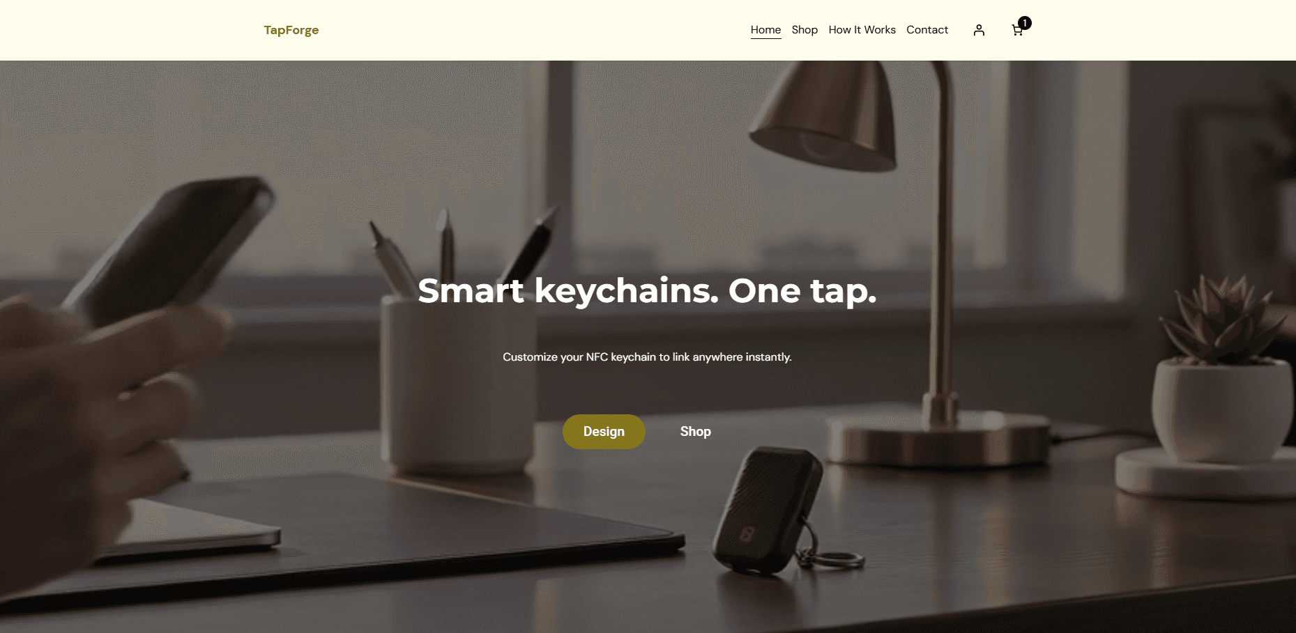 Tap Forge website