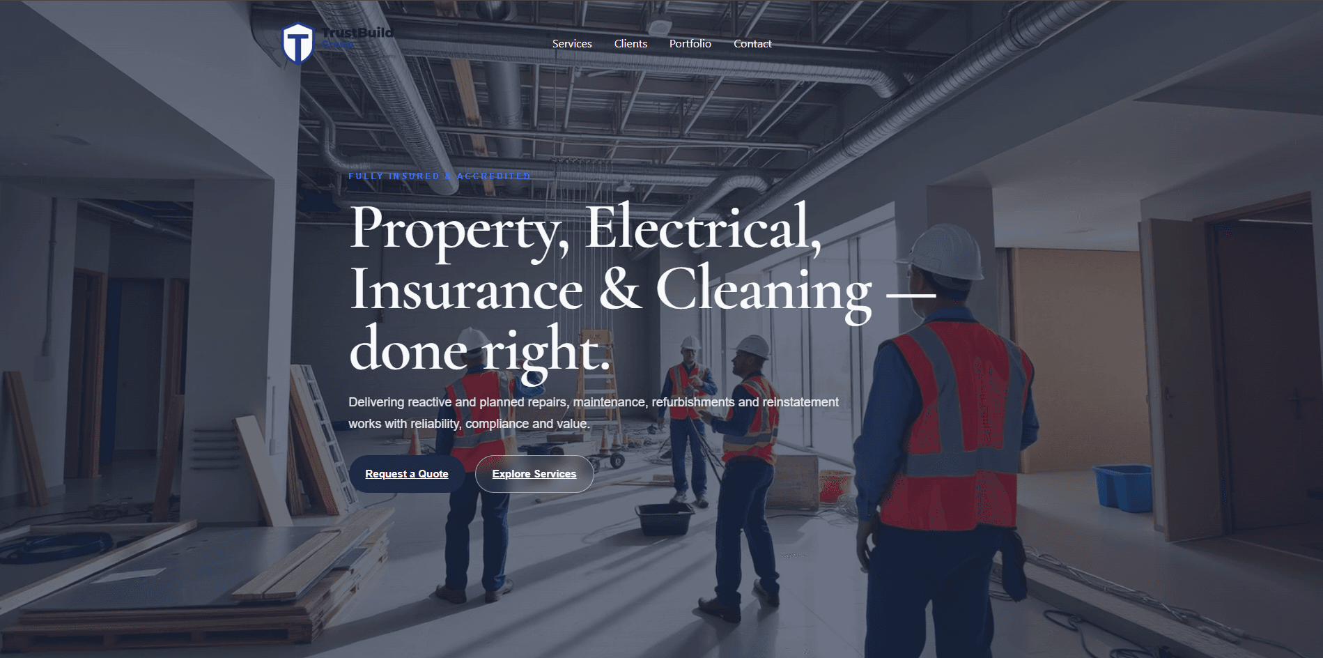Trustbuild Group website